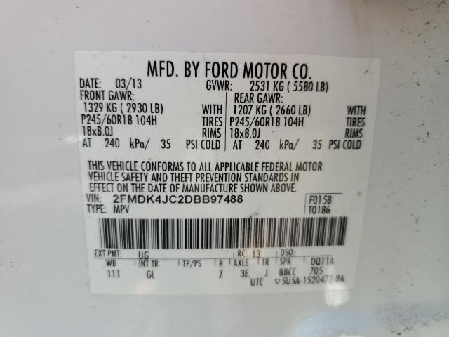 2013 FORD EDGE SEL #3190051118