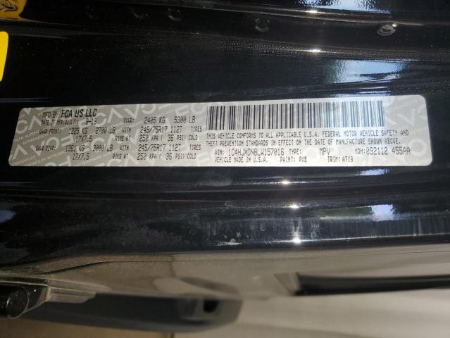 2020 JEEP WRANGLER U 1C4HJXDN8LW157016