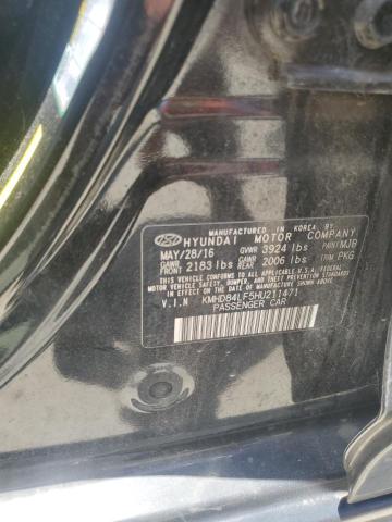 2017 HYUNDAI ELANTRA SE - KMHD84LF5HU211471