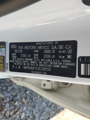 2018 KIA FORTE LX 3KPFK4A71JE238553