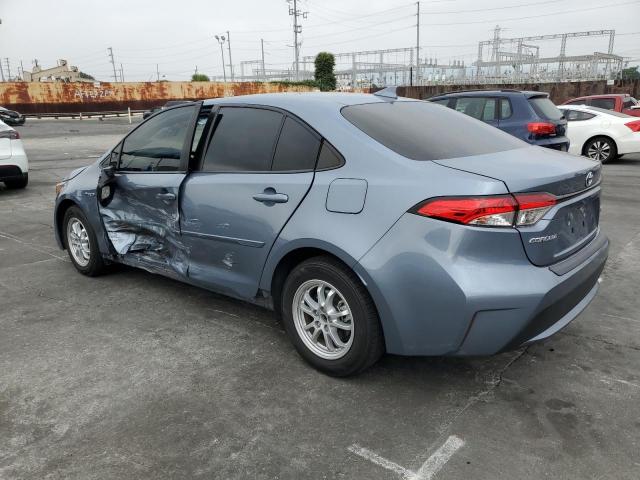 TOYOTA COROLLA LE 2021 blue  hybrid engine JTDEAMDE6MJ018888 photo #3