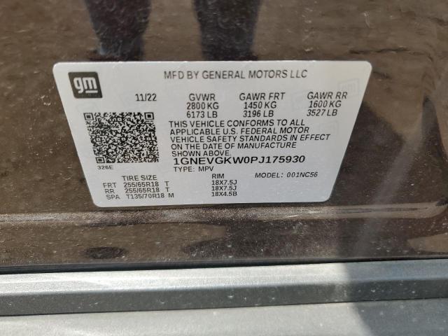 2023 CHEVROLET TRAVERSE L 1GNEVGKW0PJ175930