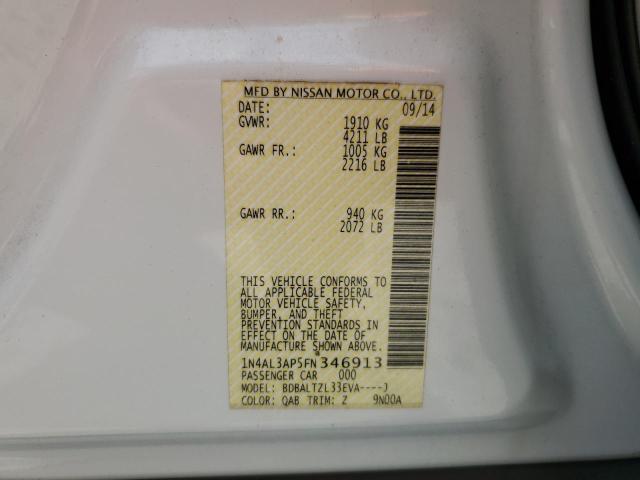 2015 NISSAN ALTIMA 2.5 1N4AL3AP5FN346913
