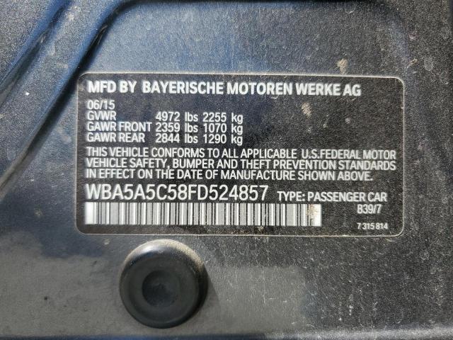 2015 BMW 528 I WBA5A5C58FD524857