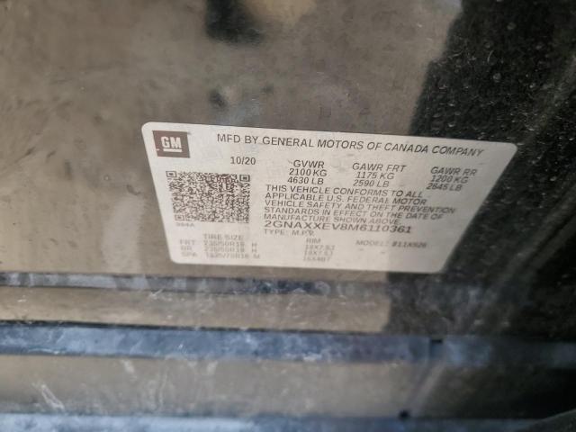 2021 CHEVROLET EQUINOX PR - 2GNAXXEV8M6110361
