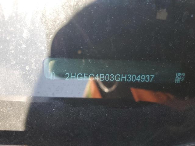 2016 HONDA CIVIC LX 2HGFC4B03GH304937