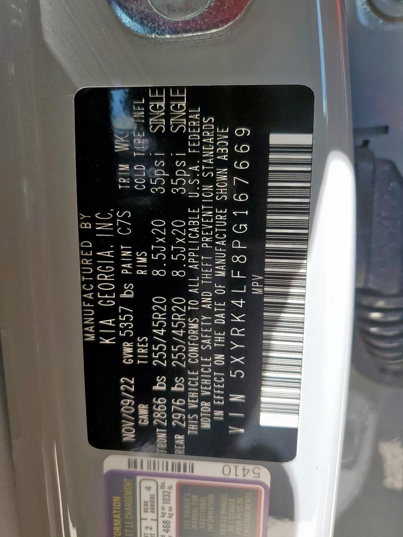 2023 KIA SORENTO SX - 5XYRK4LF8PG167669