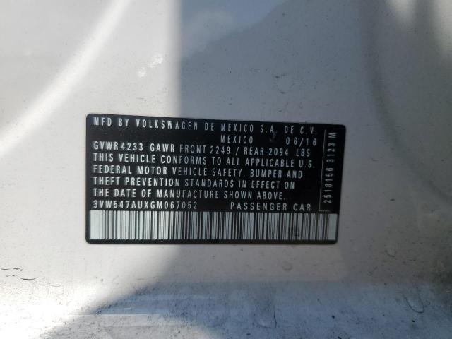 2016 VOLKSWAGEN GTI S/SE 3VW547AUXGM067052