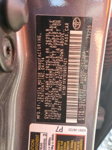 2014 TOYOTA CAMRY L - 4T1BF1FK1EU807421