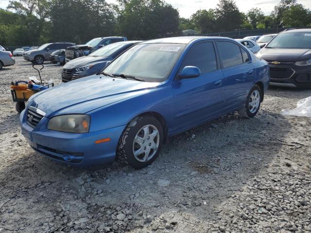 HYUNDAI ELANTRA GL 2006 blue sedan 4d gas KMHDN46D76U210984 photo #1