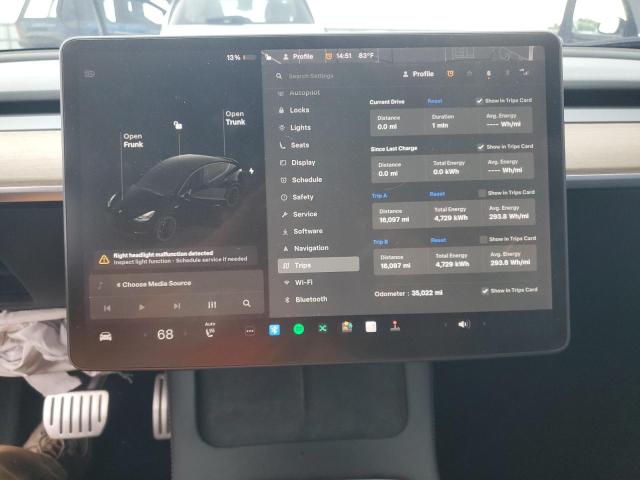 2021 TESLA MODEL Y 5YJYGDEF8MF264061
