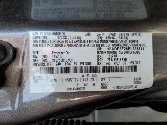 2014 FORD FOCUS SE #3317786074