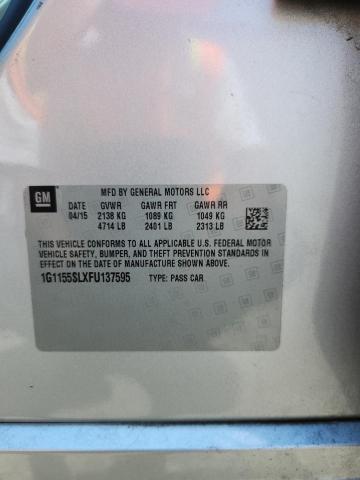 2015 CHEVROLET IMPALA LTZ 1G1155SLXFU137595