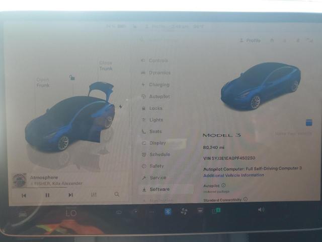 2023 TESLA MODEL 3 5YJ3E1EA0PF450250