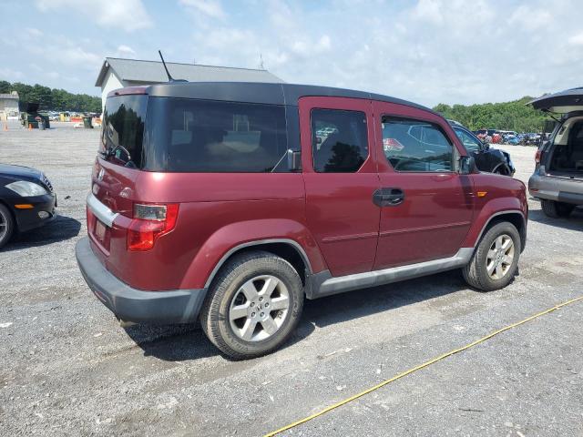 HONDA ELEMENT EX 2009 red  gas 5J6YH28769L004391 photo #4