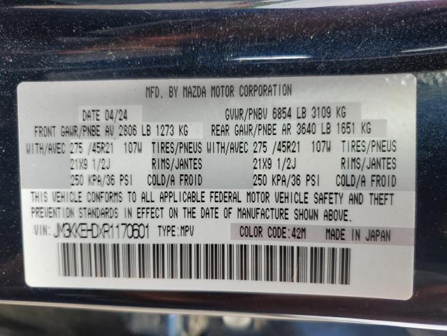 2024 MAZDA CX-90 PREM JM3KKEHDXR1170601