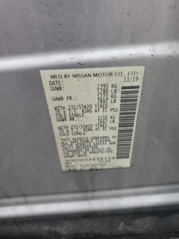 2020 NISSAN MURANO PLA 5N1AZ2DS7LN116154
