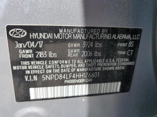2017 HYUNDAI ELANTRA SE - 5NPD84LF4HH176601