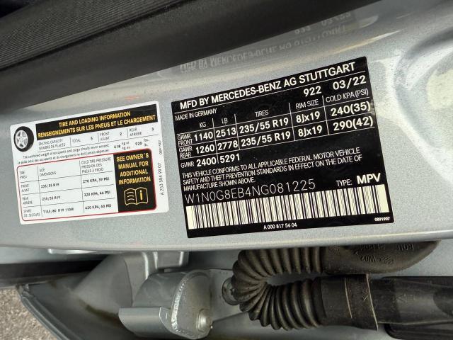 2022 MERCEDES-BENZ GLC 300 4M W1N0G8EB4NG081225