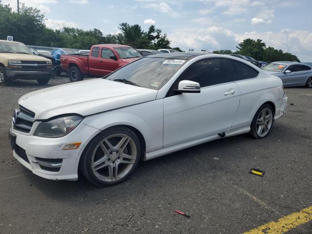 MERCEDES-BENZ C 250 2013 white coupe gas WDDGJ4HB3DF956140 photo #1