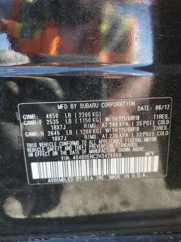 2017 SUBARU OUTBACK 3. 4S4BSENC2H3426068