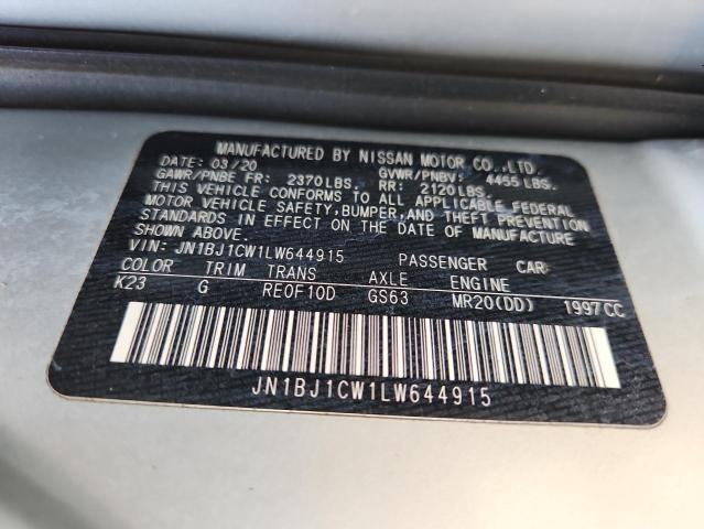 2020 NISSAN ROGUE SPOR #3296307459