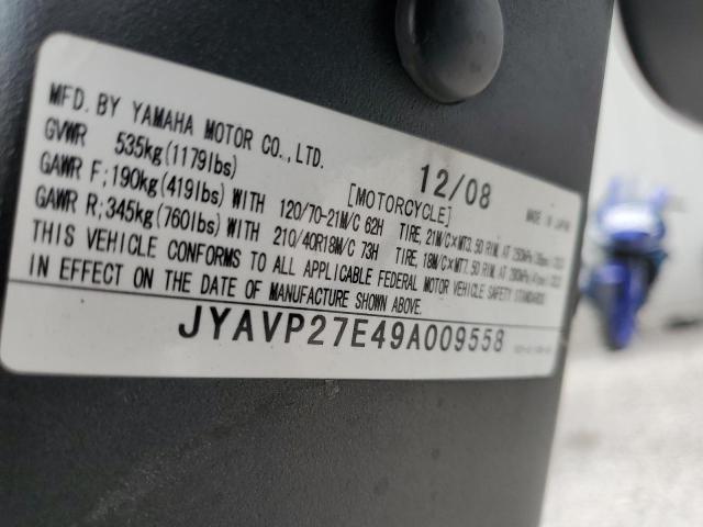 2009 YAMAHA XV1900 CU JYAVP27E49A009558