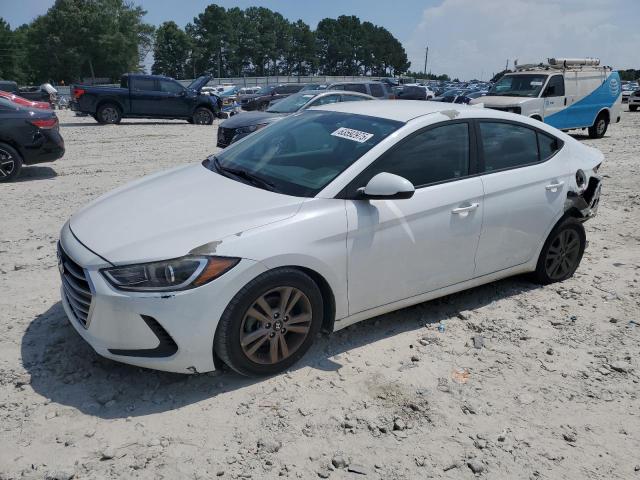 HYUNDAI ELANTRA SE 2018 white  gas 5NPD84LF0JH269878 photo #1