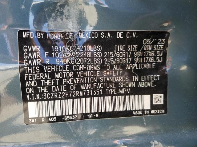 2024 HONDA HR-V EXL - 3CZRZ2H72RM731351