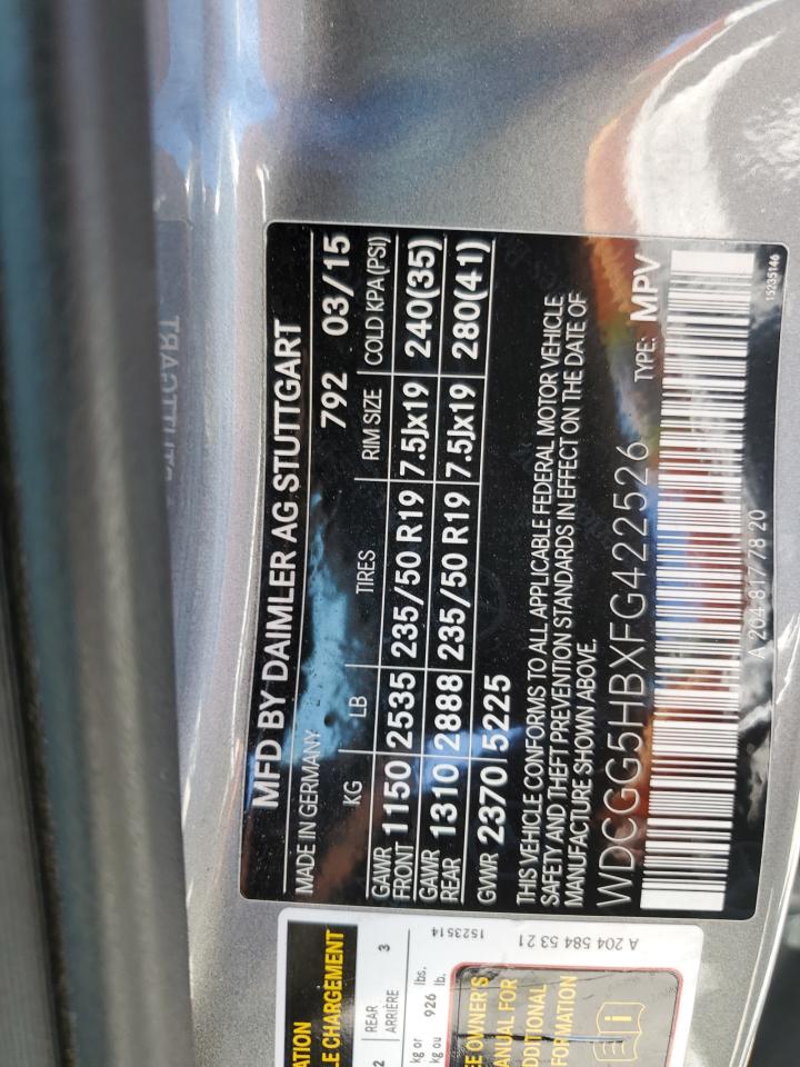 Mercedes-benz Glk 350 2015