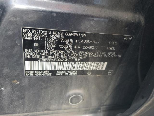 2015 TOYOTA RAV4 XLE - JTMWFREV4FD062245