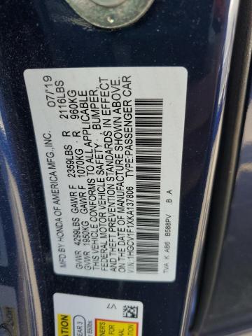 2019 HONDA ACCORD LX - 1HGCV1F1XKA137806