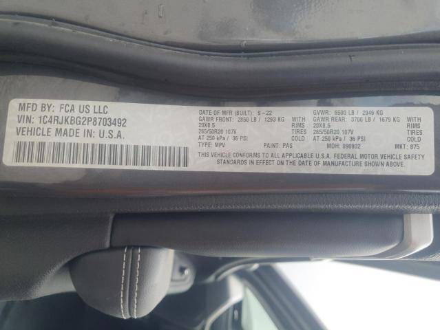 2023 JEEP GRAND CHER - 1C4RJKBG2P8703492