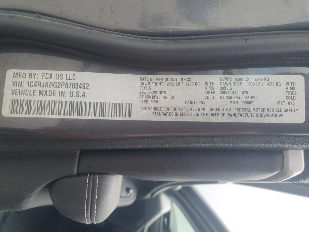 JEEP GRAND CHEROKEE L LIMITED