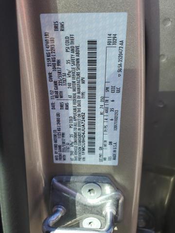 2018 FORD ESCAPE SEL 1FMCU9HD4JUA72452