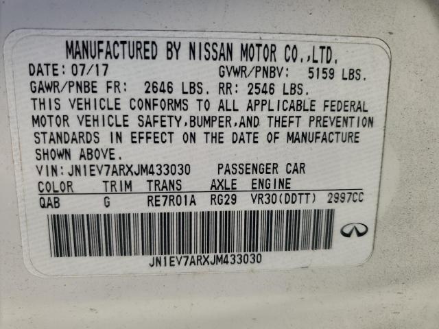 2018 INFINITI Q50 LUXE JN1EV7ARXJM433030