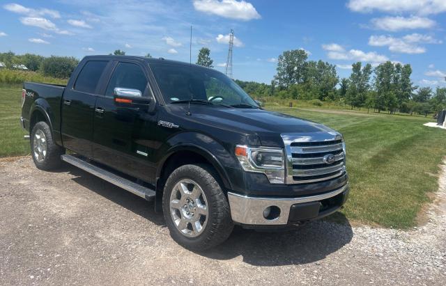 FORD F150 SUPER 2013 black crew pic gas 1FTFW1ET2DKD87906 photo #1