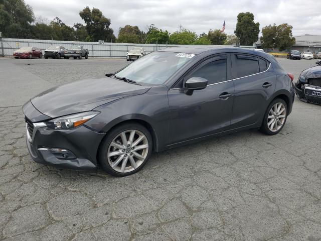 MAZDA 3 GRAND TO 2017 gray  gas JM1BN1M33H1122040 photo #1