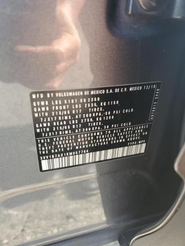 2019 VOLKSWAGEN TIGUAN S - 3VV1B7AX1KM057764