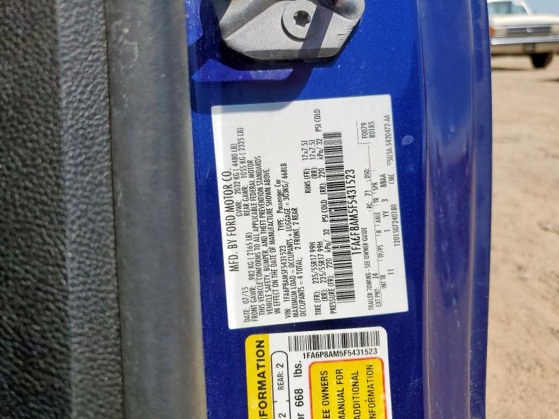 2015 FORD MUSTANG 1FA6P8AM5F5431523