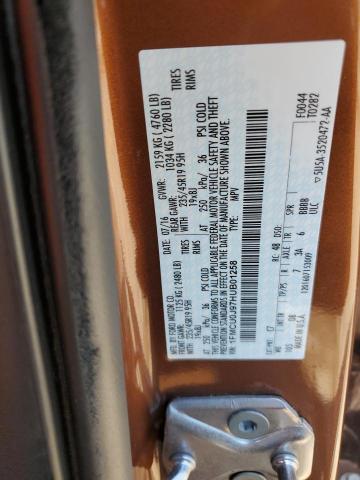 2017 FORD ESCAPE TIT 1FMCU0J97HUB01258
