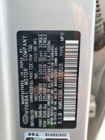 2020 HYUNDAI TUCSON LIM - KM8J33ALXLU136828
