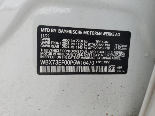 2023 BMW X1 XDRIVE2 WBX73EF00P5W16470