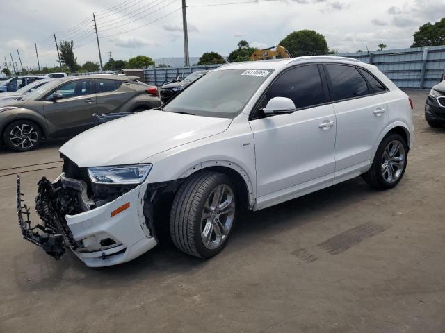 AUDI Q3 PREMIUM 2018 white  gas WA1BCCFS4JR021872 photo #1