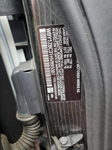 2017 BMW I3 REX WBY1Z8C31HV895087