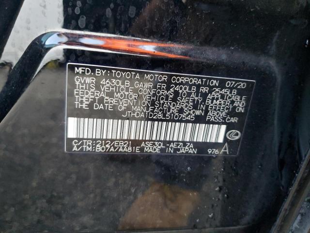 2020 LEXUS IS 300 PRE - JTHDA1D28L5107545
