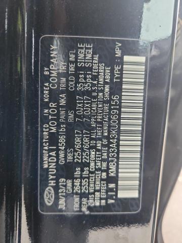 2019 HYUNDAI TUCSON LIM KM8J33A43KU069156