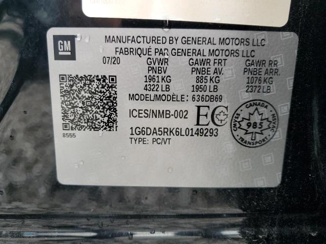 2020 CADILLAC CT4 LUXURY 1G6DA5RK6L0149293