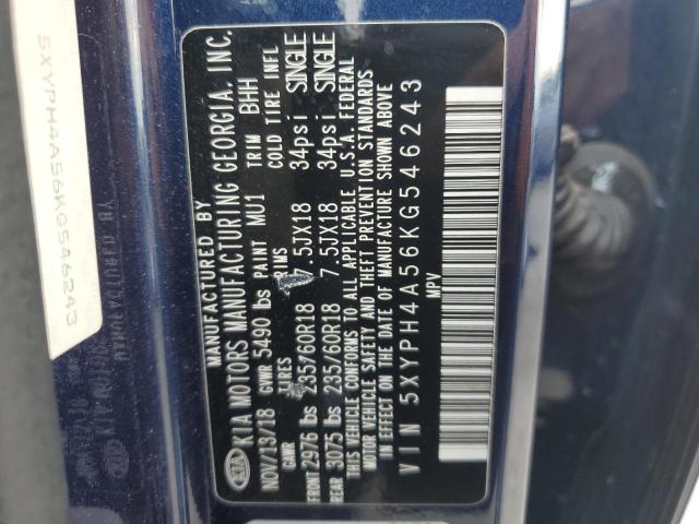 2019 KIA SORENTO EX 5XYPH4A56KG546243