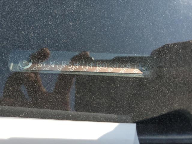 2017 HONDA PILOT EXLN - 5FNYF6H71HB027887